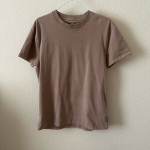 Hollister Men's Brown Short Sleeve Tee